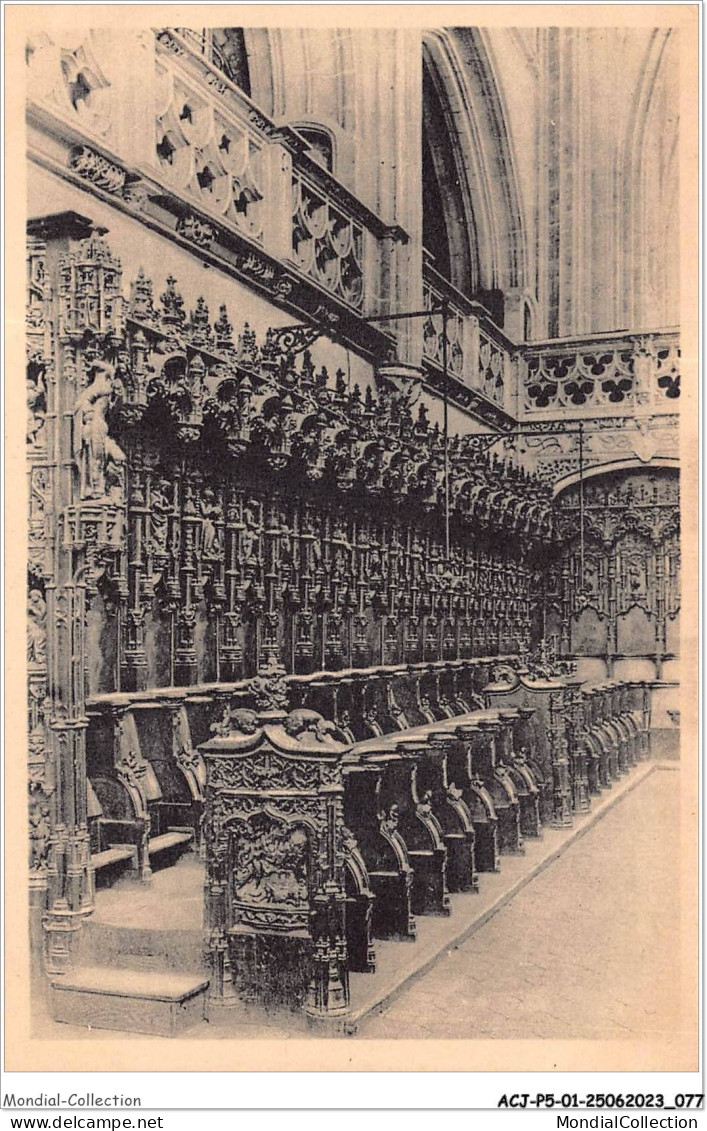 ACJP5-01-0357 - BOURG - Eglise De Brou - Les Stalles Du Choeur  - Autres & Non Classés