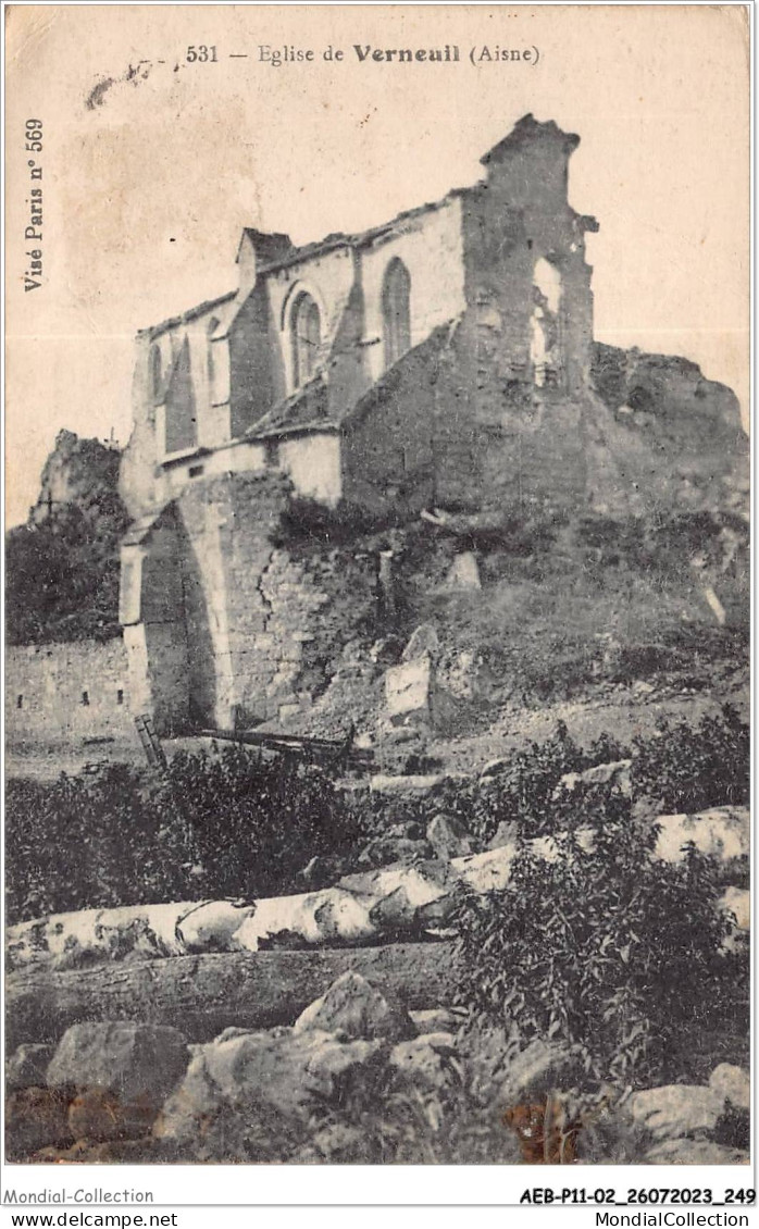 AEBP11-02-1121 - Eglise De Verneuil  - Autres & Non Classés