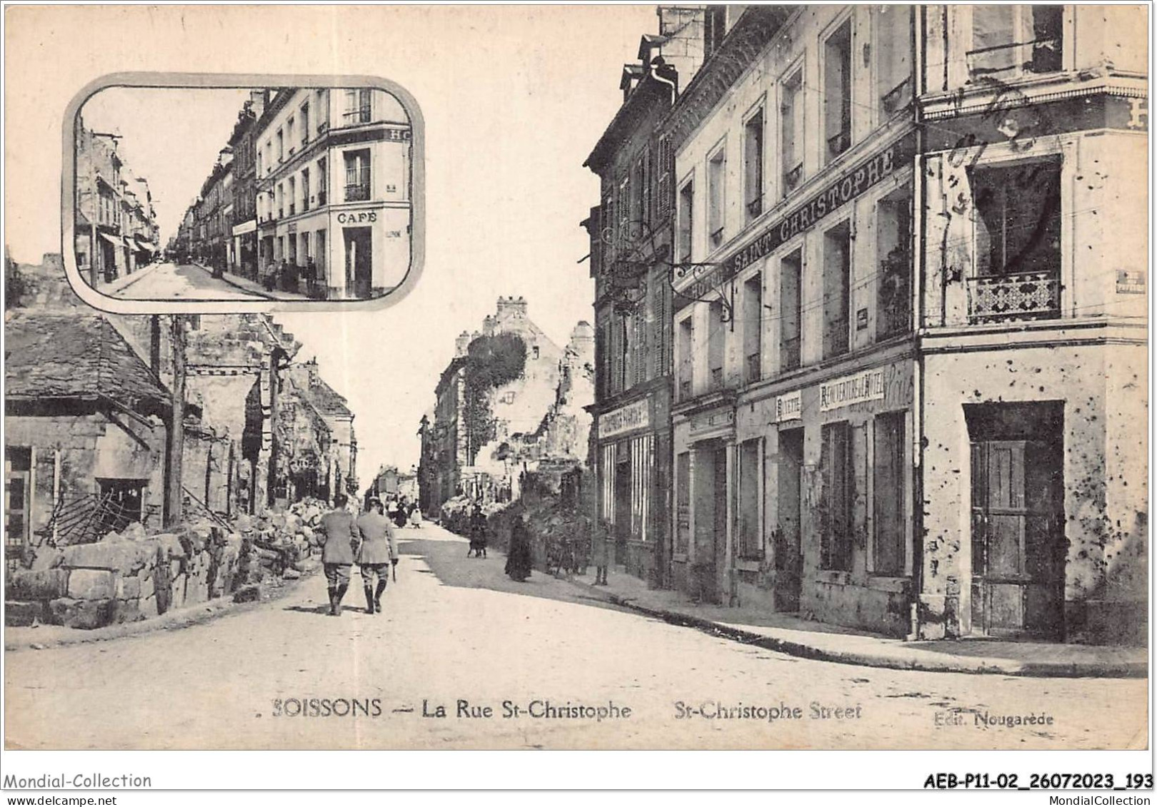 AEBP11-02-1093 - SOISSONS - La Rue St-Christophe  - Sissonne