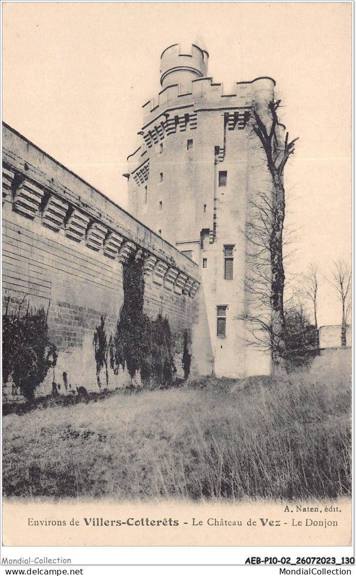 AEBP10-02-0951 - Environs De VILLERS-COTTERETS - Vez - Le Château De Vez - Le Donjon  - Villers Cotterets