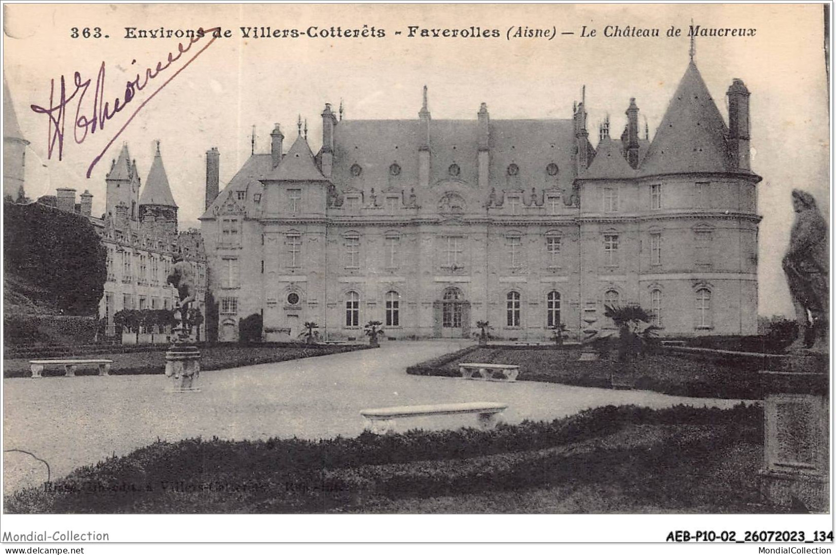 AEBP10-02-0953 - Environs De VILLERS-COTTERETS - Faverolles - Le Château De Maucreux  - Villers Cotterets