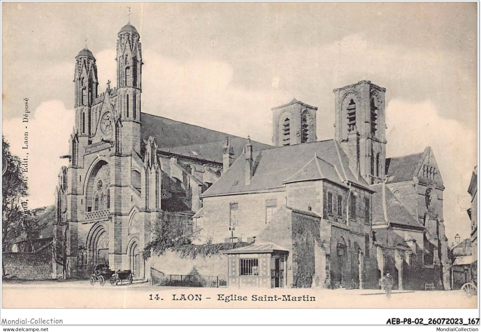 AEBP8-02-0767 - LAON - Eglise Saint-Martin  - Laon