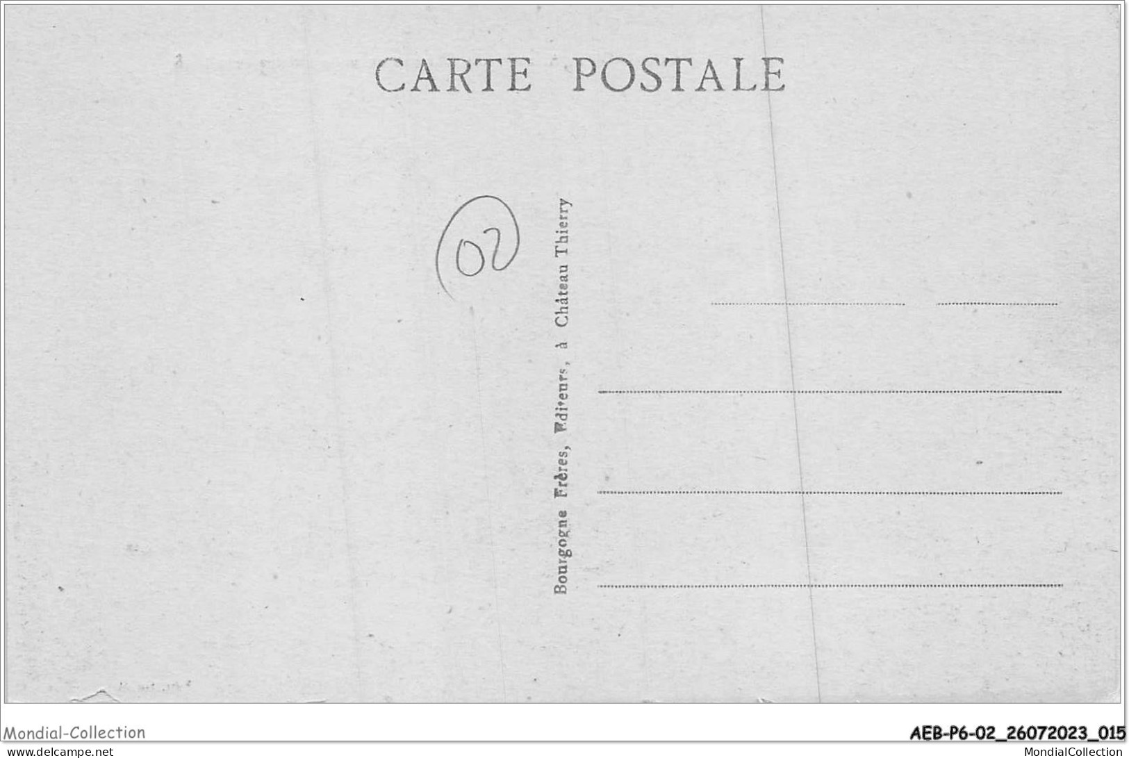 AEBP6-02-0493 - LONGPONT - Le Château Avant La Guerre 1914-1918 - Sonstige & Ohne Zuordnung