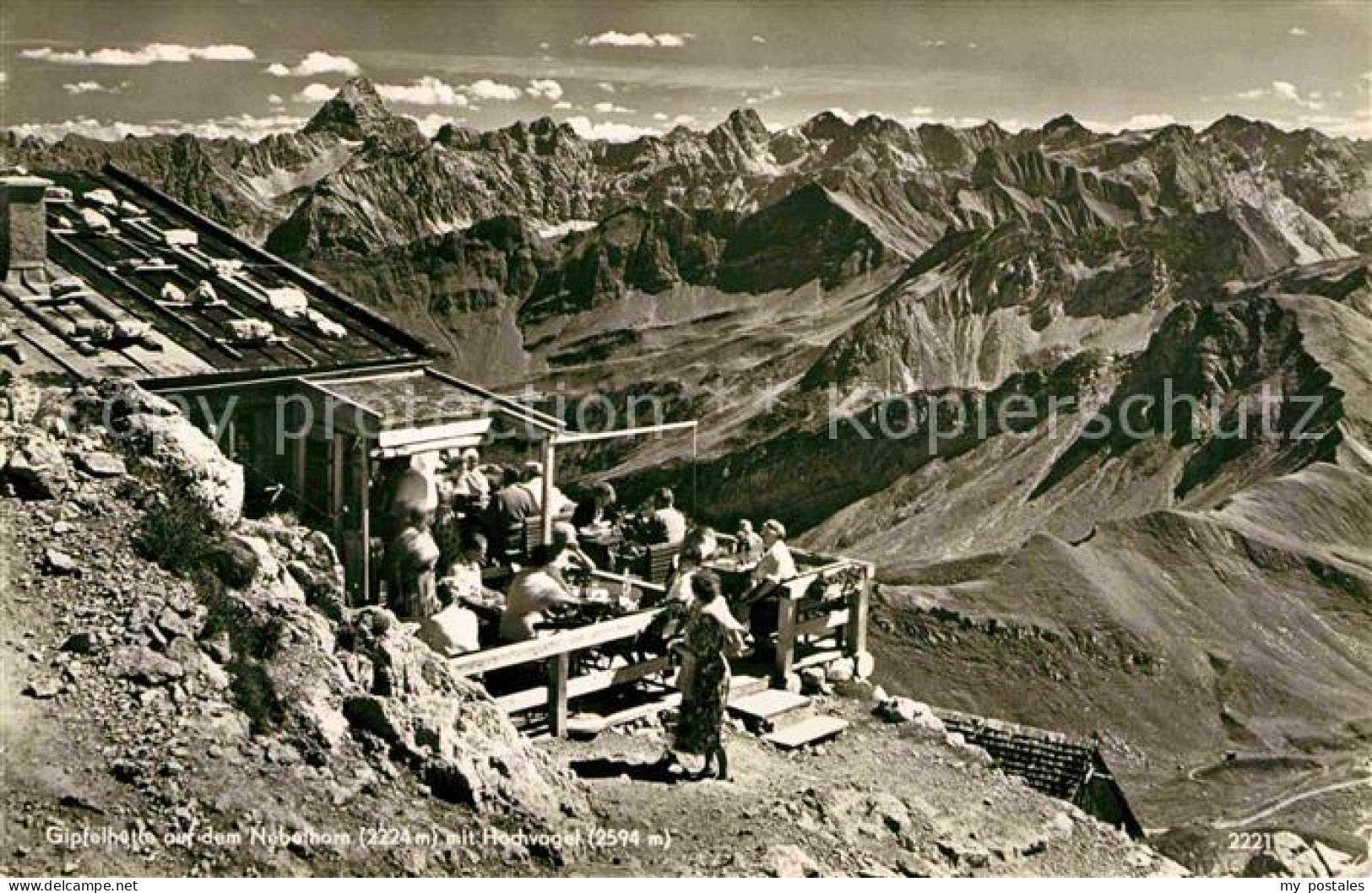 72634449 Nebelhorn Gipfelhuette Hochvogel Oberstdorf - Oberstdorf