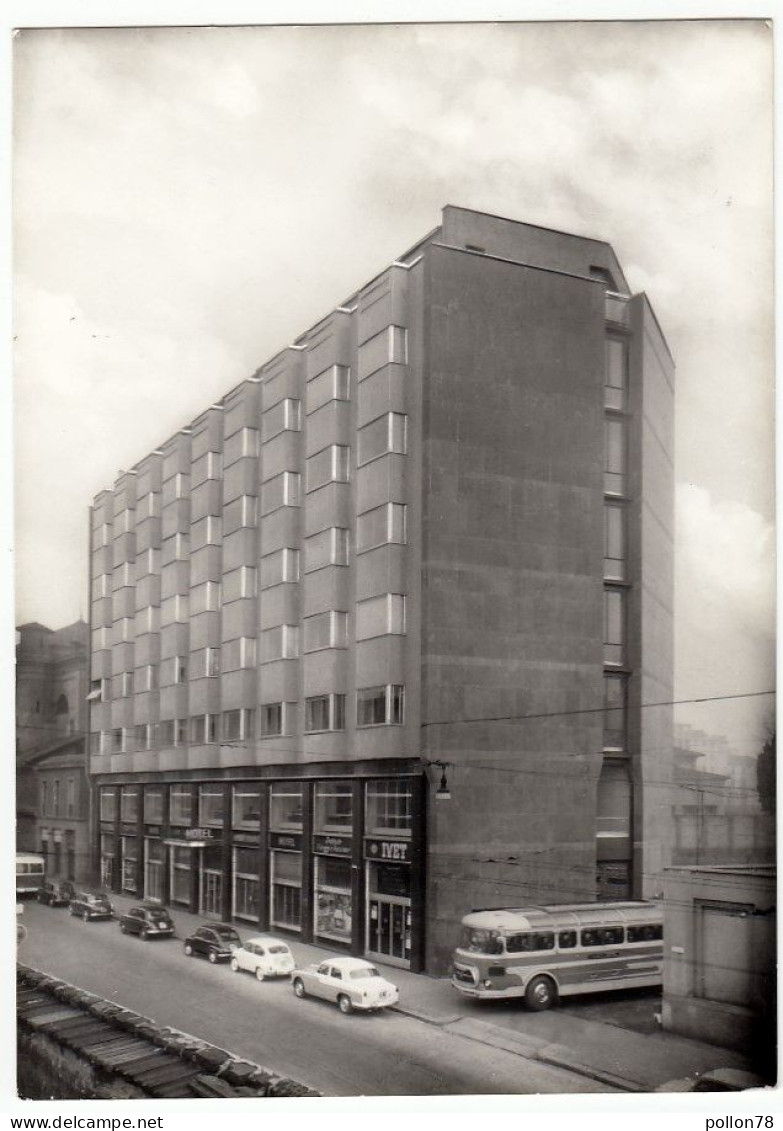 MILANO - IL NUOVO HOTEL AMBROSIANO - 1966 - CARS - AUTOMOBILI - AUTOBUS - PULLMAN - Milano (Milan)