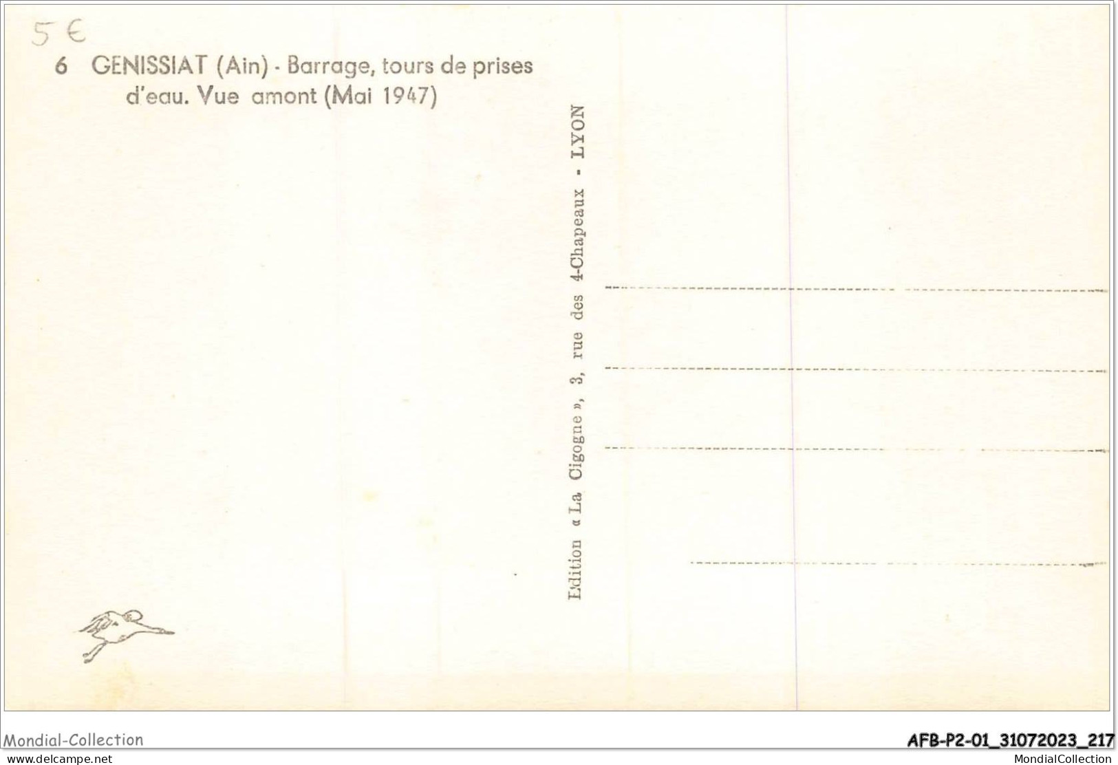 AFBP2-01-0216 - GENISSIAT - Barrage Tours De Prises D'eau Vue Amont - Génissiat