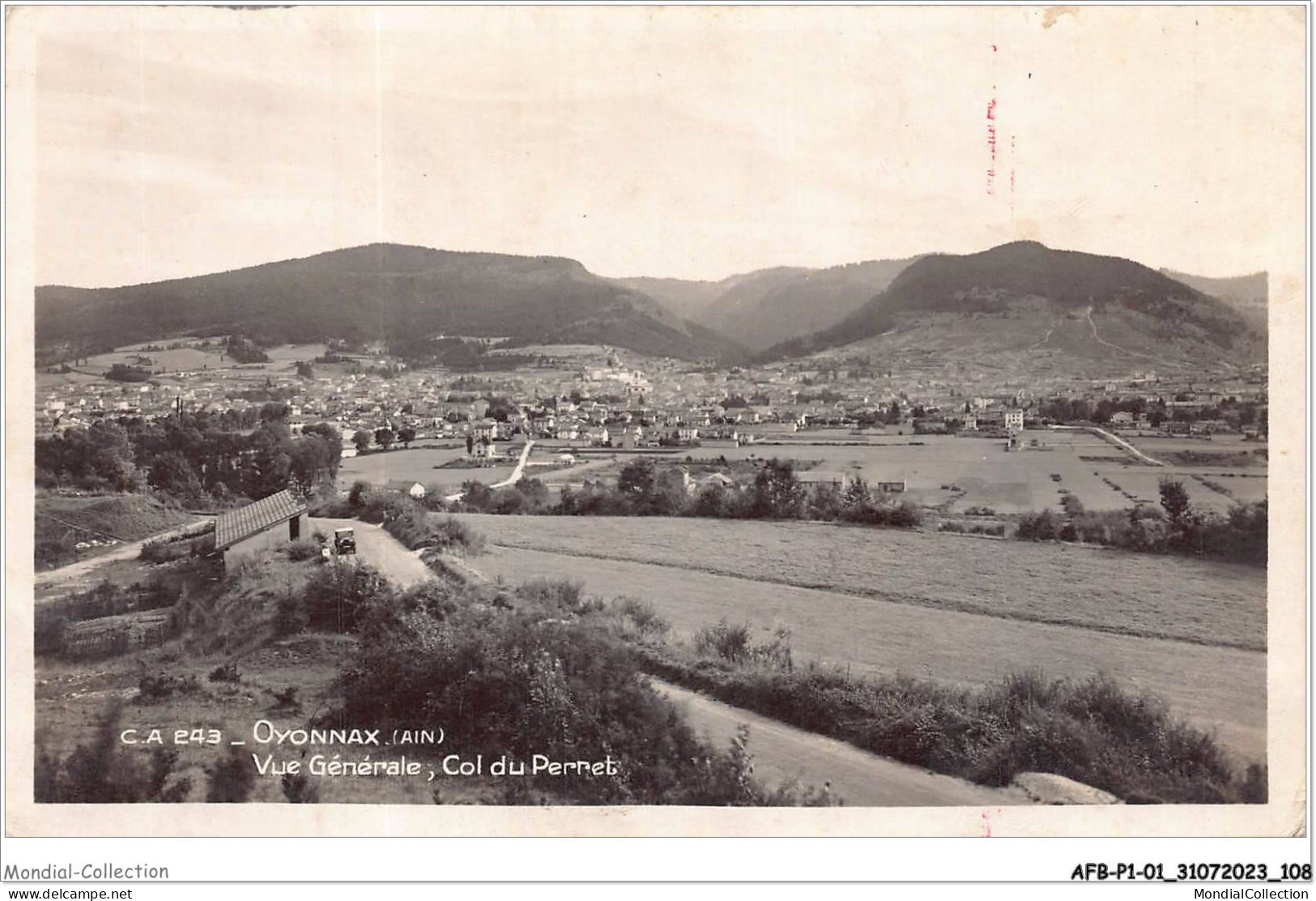 AFBP1-01-0055 - OYONNAX  - Vue Générale Col Du Perret - Oyonnax