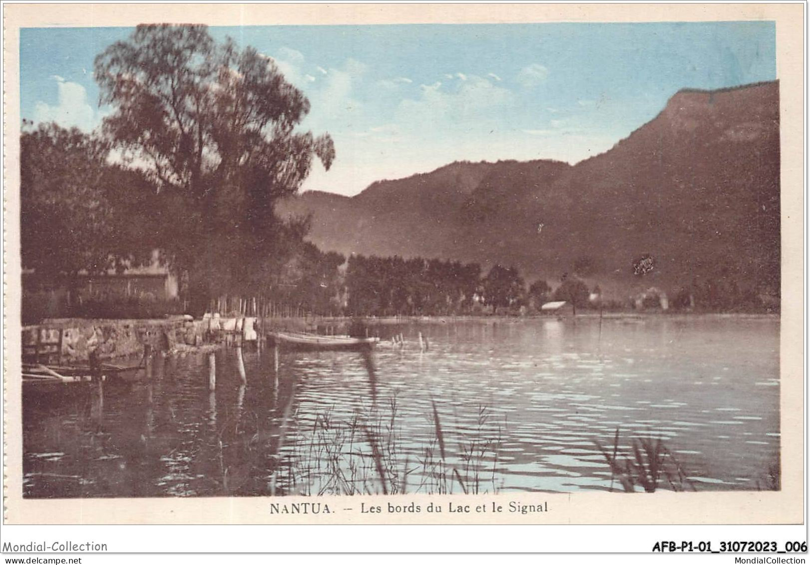 AFBP1-01-0004 - NANTUA - Les Bords Du Lac Et Le Signal - Nantua