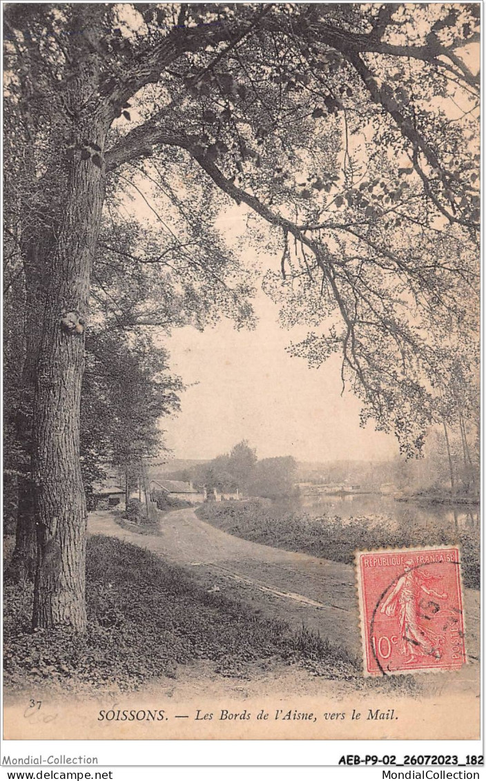 AEBP9-02-0868 - SOISSONS - Les Bords De L'aisne - Vers Le Mail  - Soissons