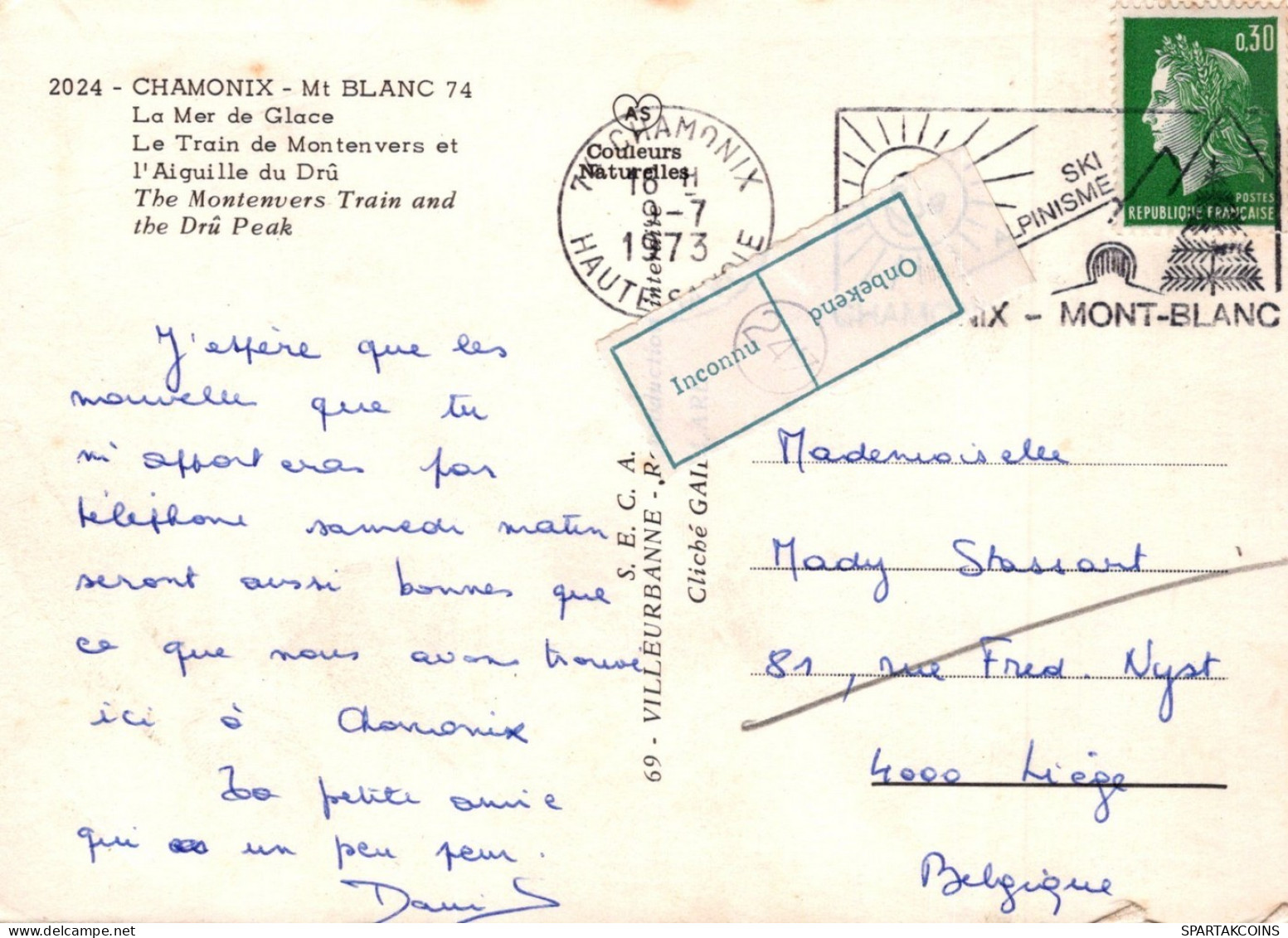 TREN TRANSPORTE Ferroviario Vintage Tarjeta Postal CPSM #PAA658.A - Trains