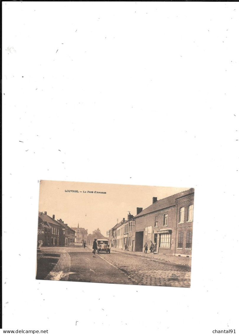 CARTE POSTALE 59 LOUVROIL LE PAVE D'AVENNES VOYAGEE - Louvroil