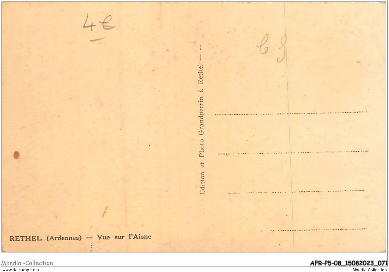 AFRP5-08-0371 - RETHEL - Vue Sur L'aisne - Rethel