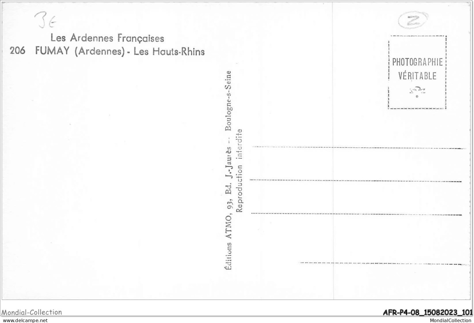 AFRP4-08-0298 - Les Ardennes Françaises - FUMAY - Les Hauts-rhins - Fumay