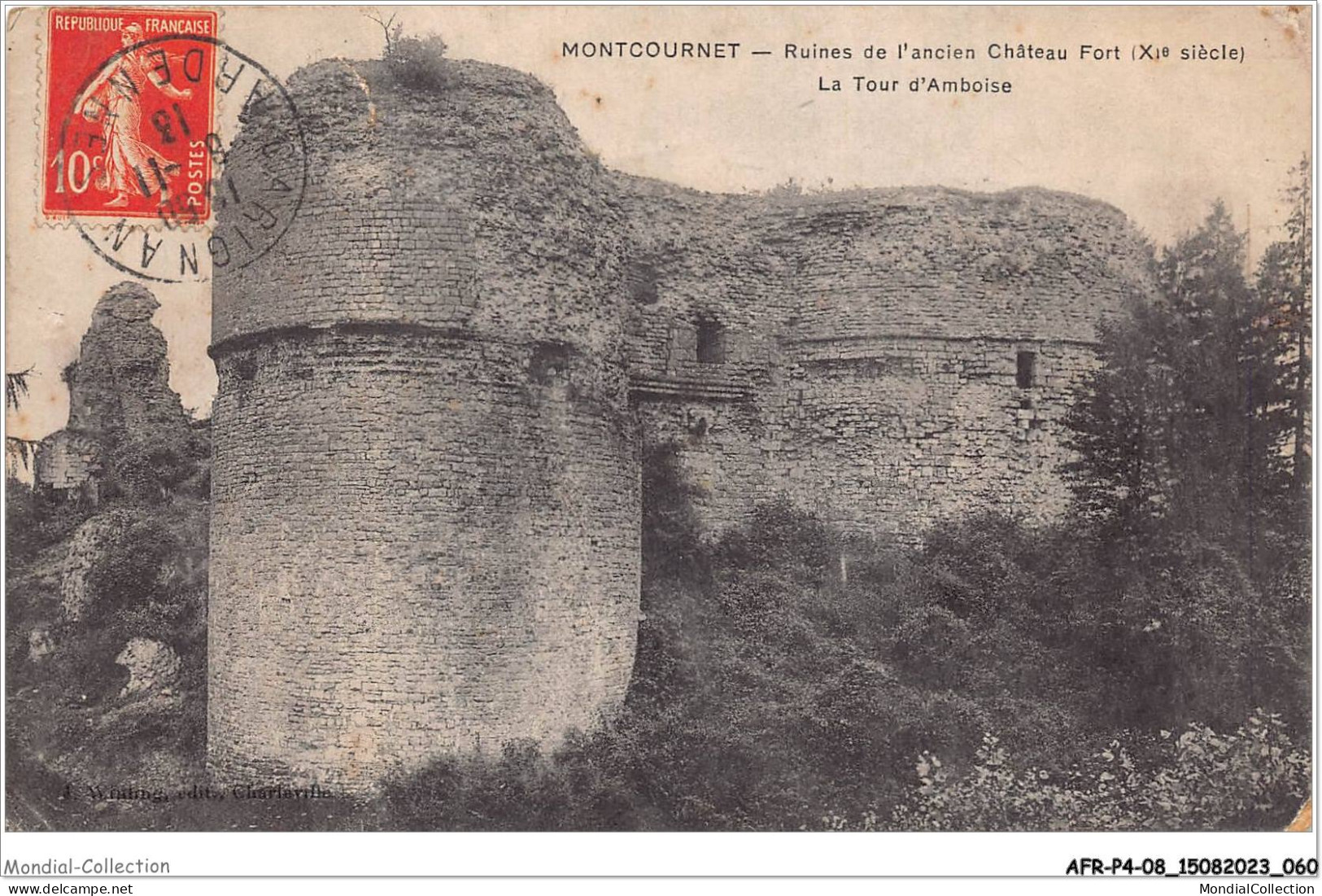 AFRP4-08-0278 - MONTCOURNET - Ruines De L'ancien Château Fort - La Tour D'amboise - Other & Unclassified