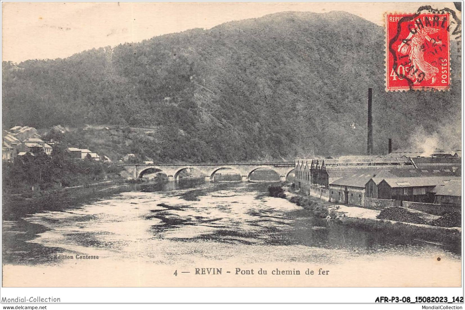 AFRP3-08-0224 - REVIN - Pont Du Chemin De Fer - Revin