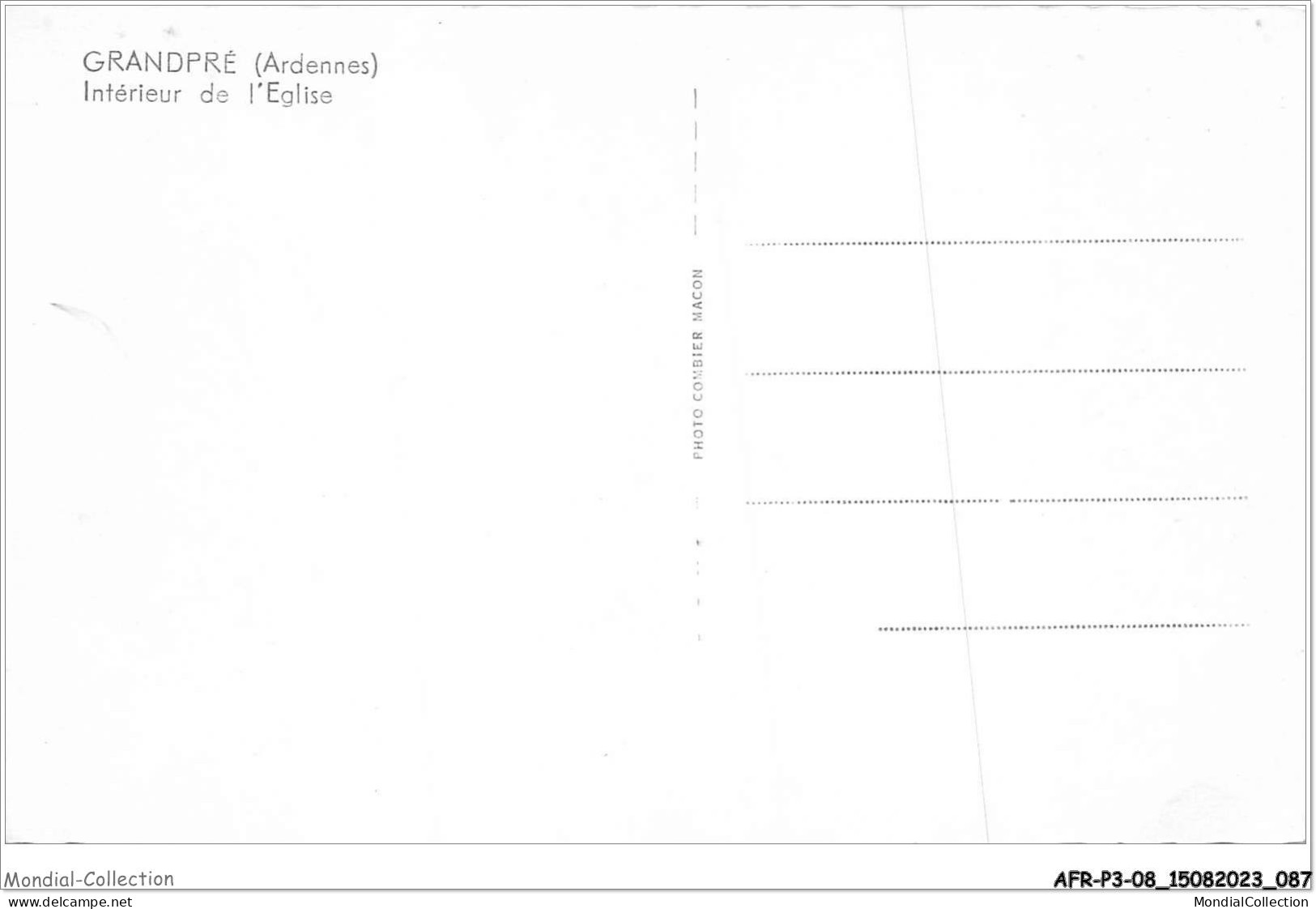 AFRP3-08-0196 - GRANDPRE - Intérieur De L'église - Vouziers