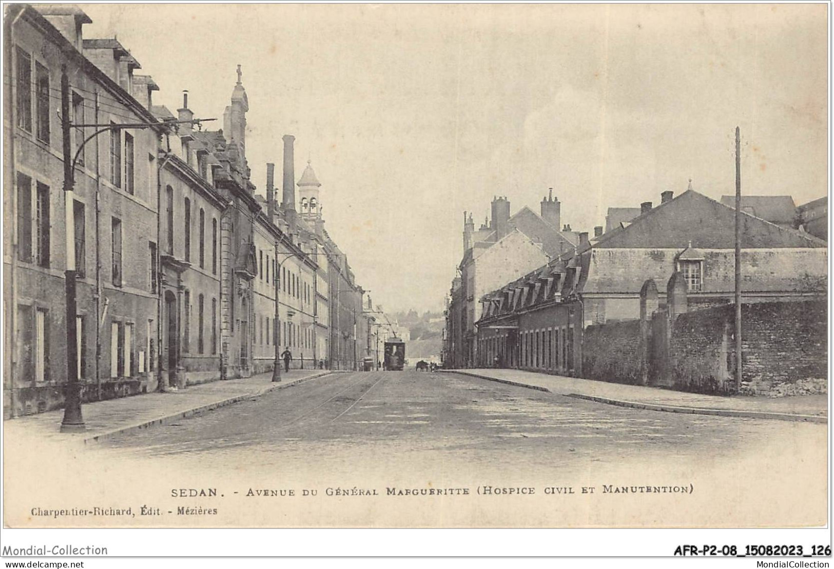 AFRP2-08-0127 - SEDAN - Avenue Du Général Margueritte - Hospice Civil Et Manutention - Sedan