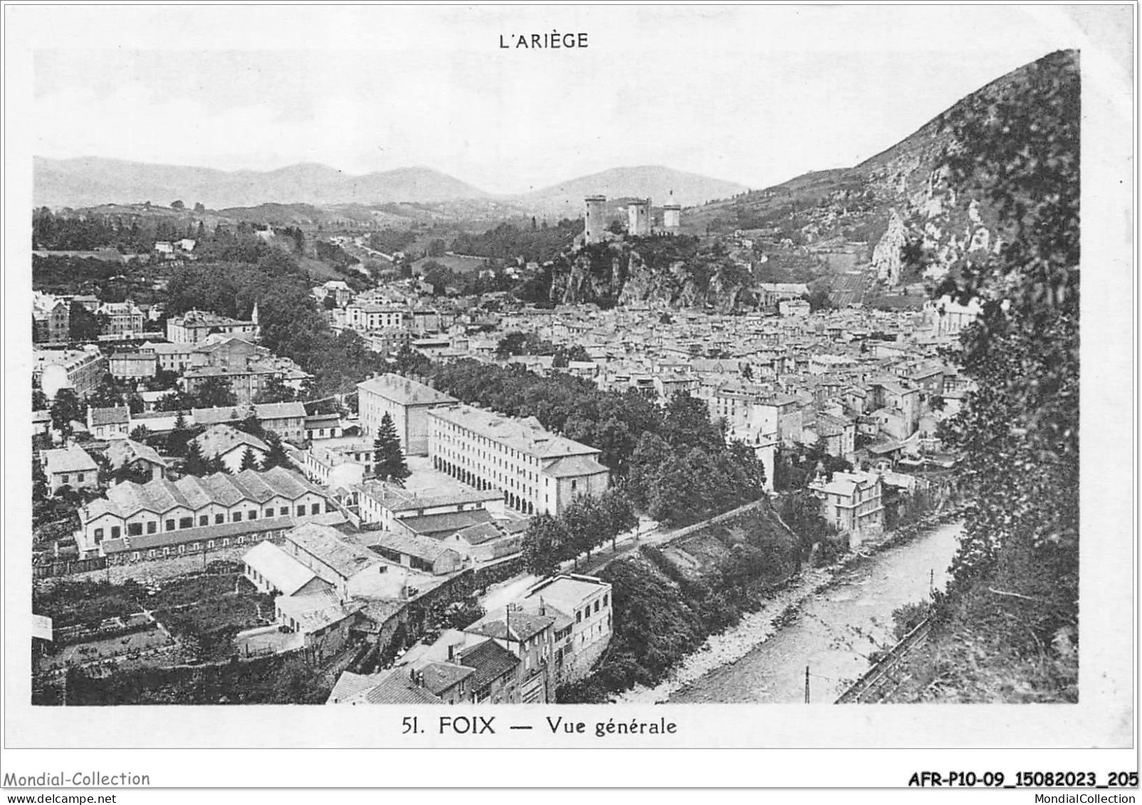 AFRP10-09-0990 - FOIX - L'ariège - Vue Générale - Foix