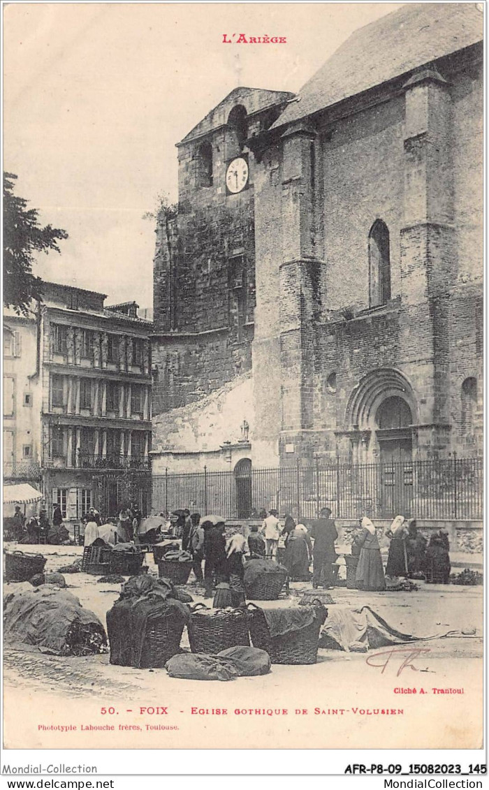 AFRP8-09-0725 - FOIX - église Gotnique De Saint-volusien - Foix