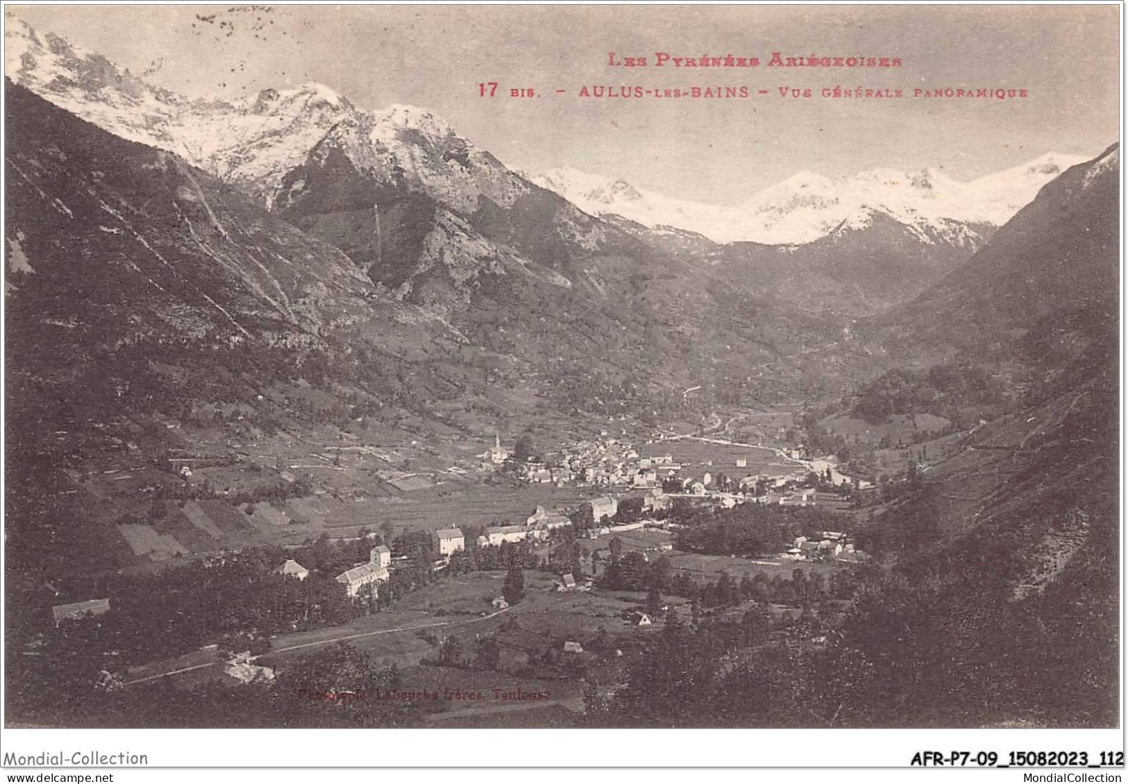 AFRP7-09-0599 - AULUS-LES-BAINS - Vue Générale Panoramique - Saint Girons