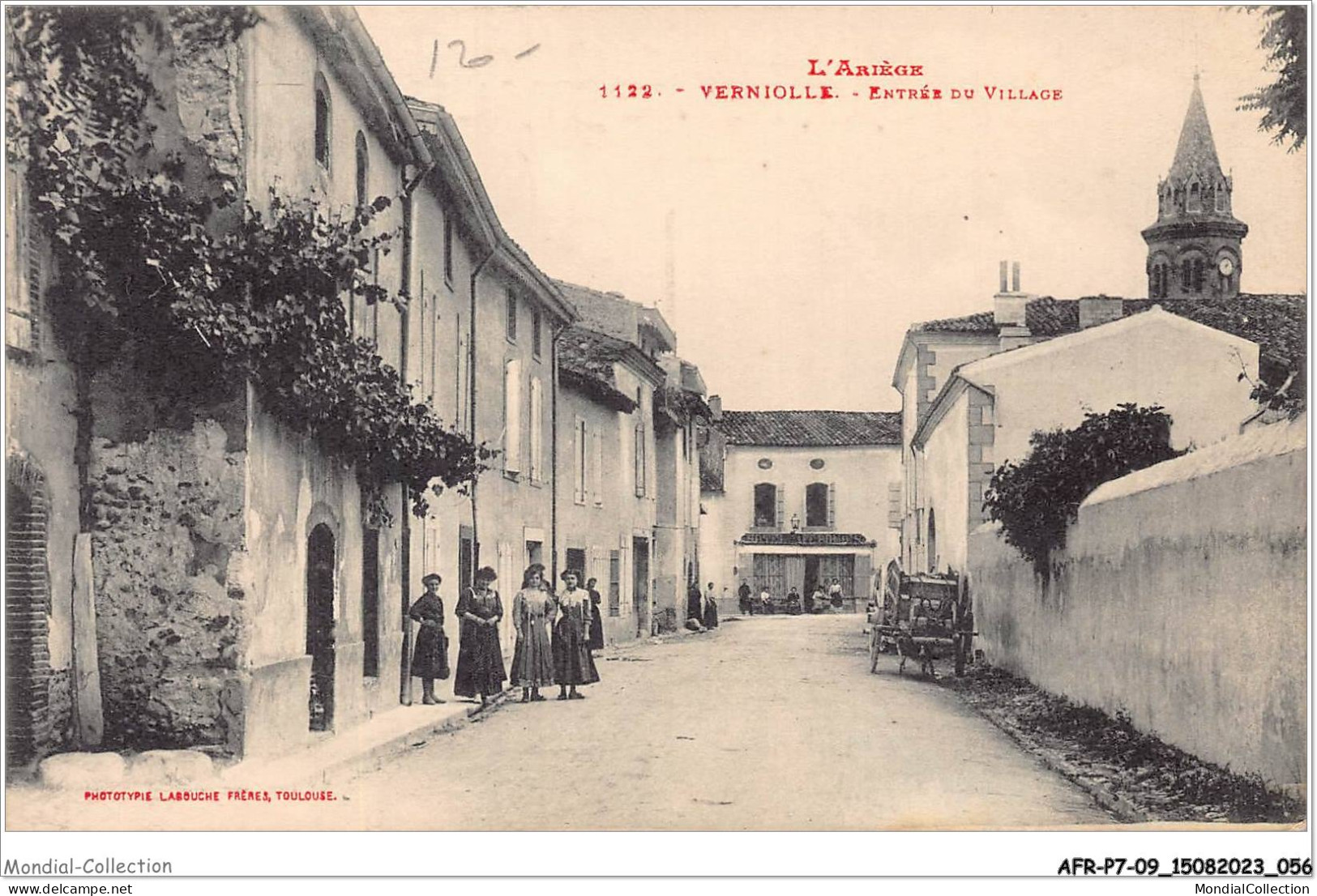 AFRP7-09-0571 - L'ariège - VERNIOLLE - Entrée Du Village - Foix