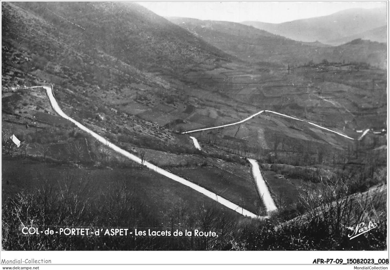 AFRP7-09-0547 - PORTET D'ASPET - Les Lacets De La Route - Vallée De La Bellongue - Other & Unclassified