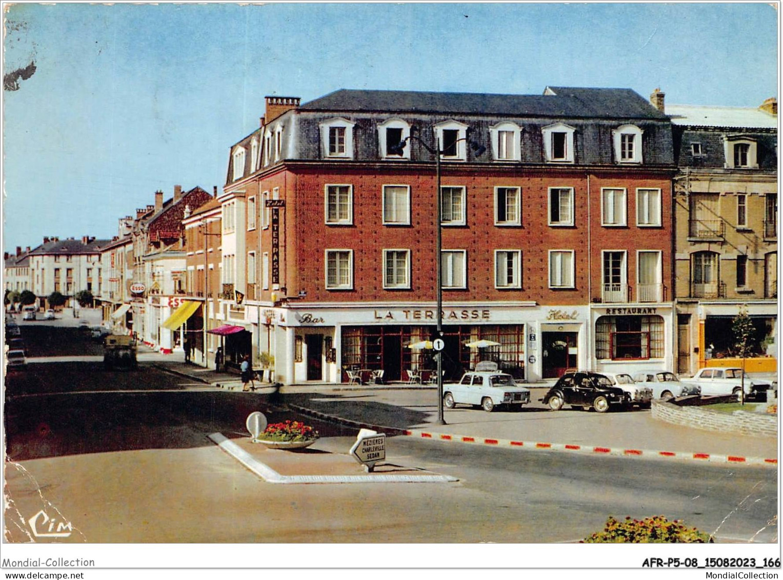 AFRP5-08-0419 - RETHEL - Hôtel De La Terrasse Et Rue Colbert - Rethel