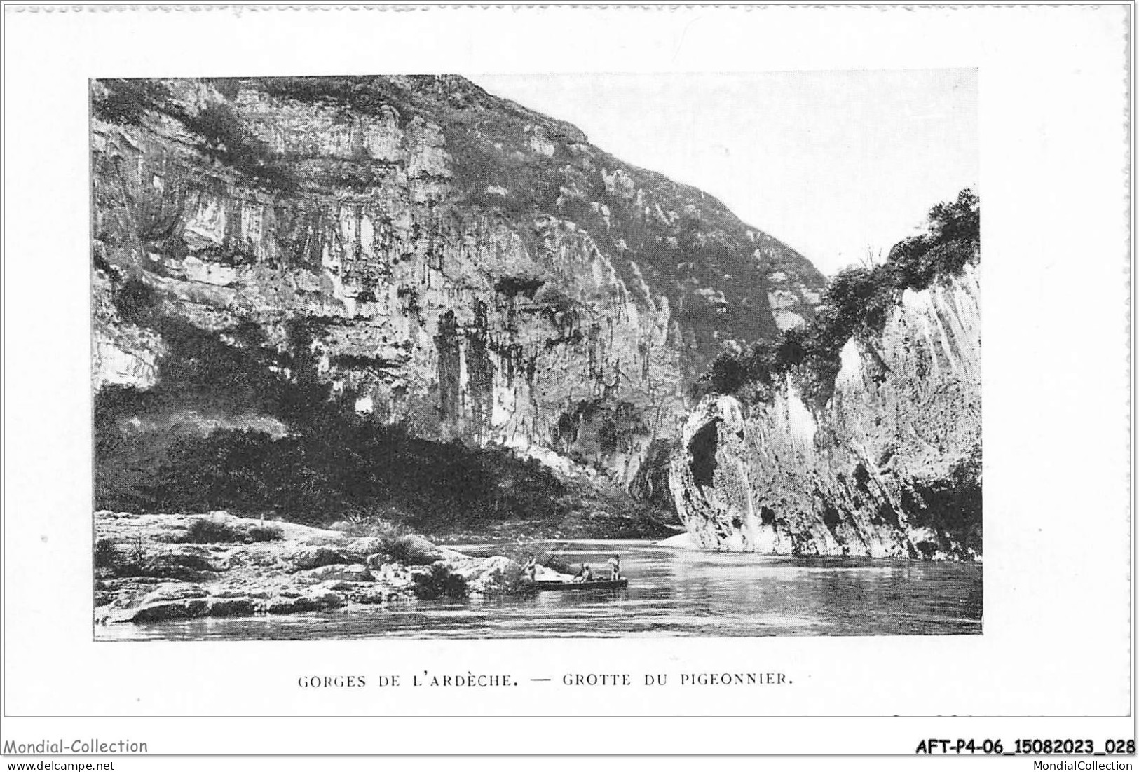 AFTP4-07-0336 - Gorges De L'ardeche - Grotte Du Pigeonnier - Sonstige & Ohne Zuordnung