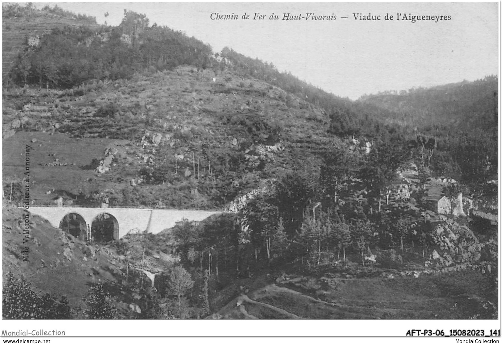 AFTP3-07-0278 - Chemin De Fer Du Haut-vivarais - Viaduc De L'aigueneyres - Tournon