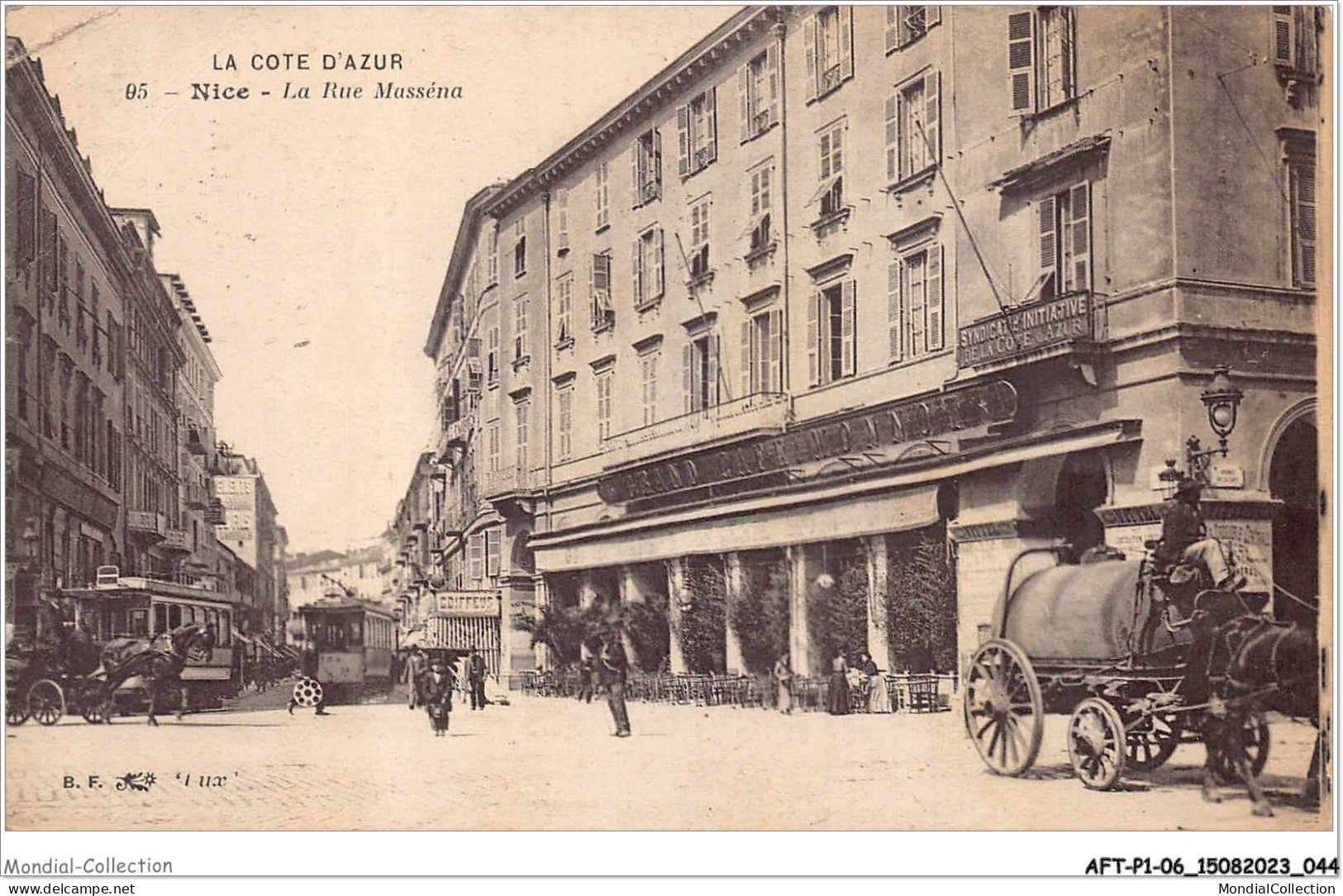 AFTP1-06-0023 - NICE - La Rue Masséna - Places, Squares