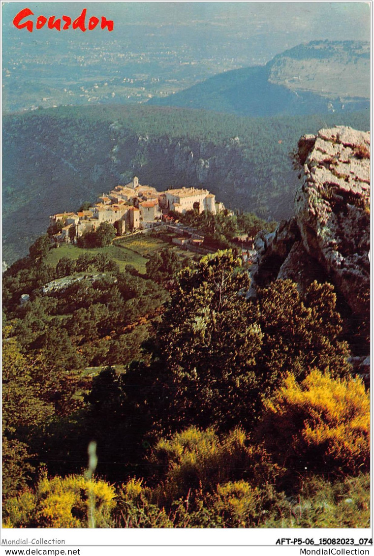 AFTP5-06-0458 - GOURDON - Vieux Village Féodal Bati En Nid D'aigle - Gourdon