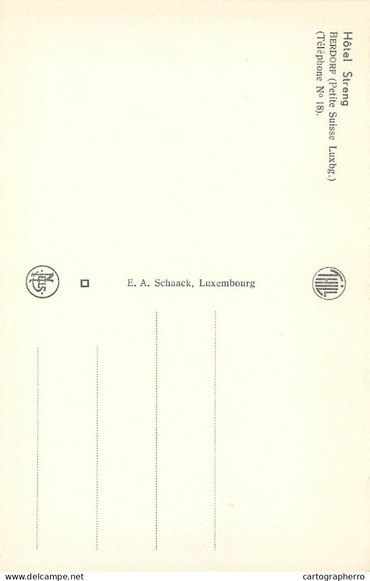 Luxembourg Berdorf (Petite Suisse Luxemborgeoise) Entree Des Roitzbachschluff - Berdorf