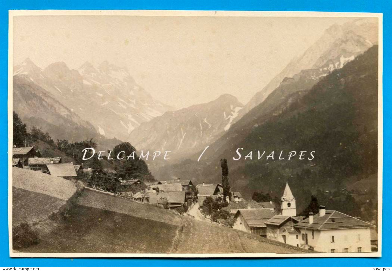 Suisse Canton De Vaud Aigle * Gryon Et Les Diablerets * Photo Albumine Vers 1880 - Alte (vor 1900)