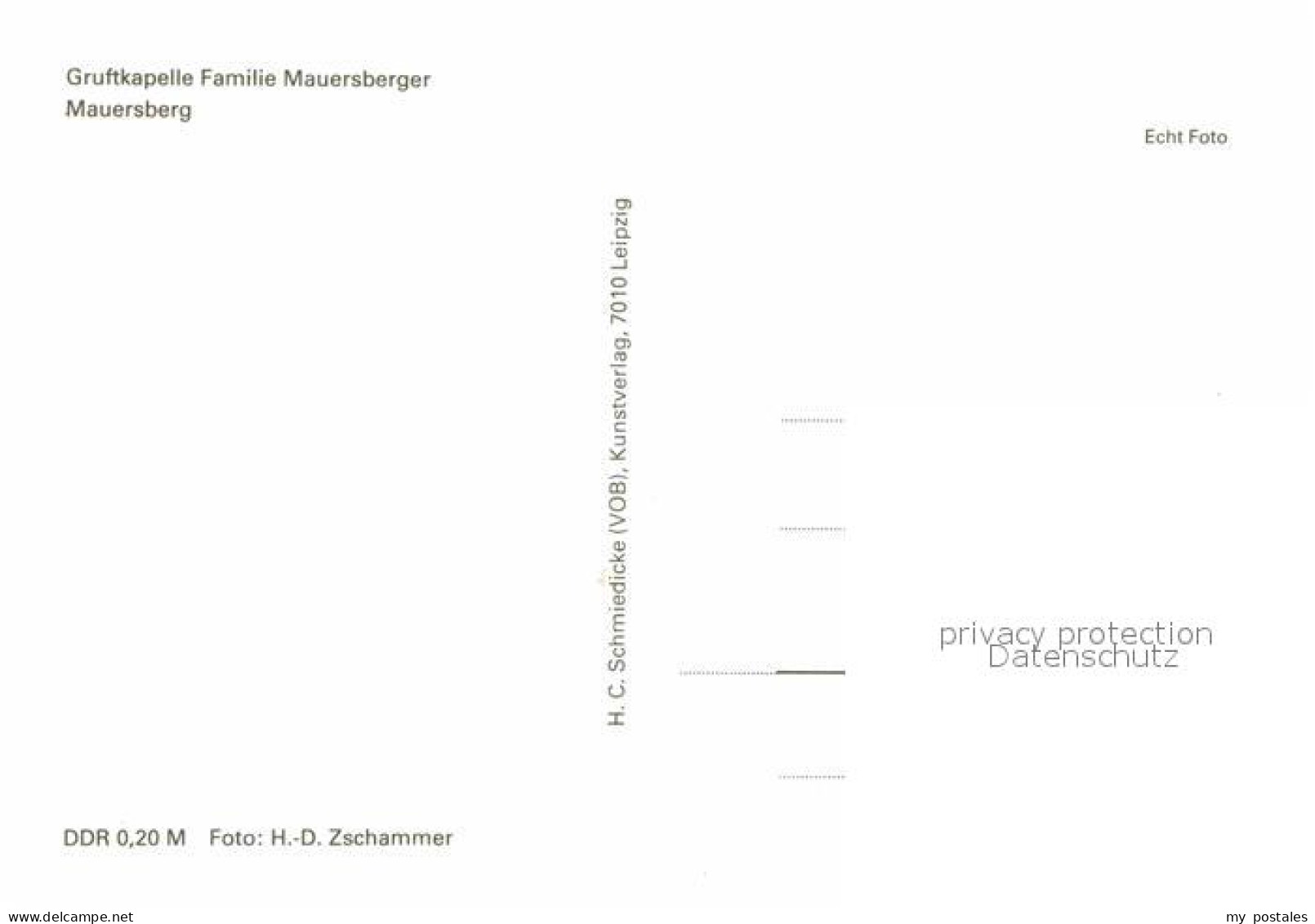 72633902 Mauersberg Gruftkapelle Familie Mauersberger Mauersberg - Other & Unclassified