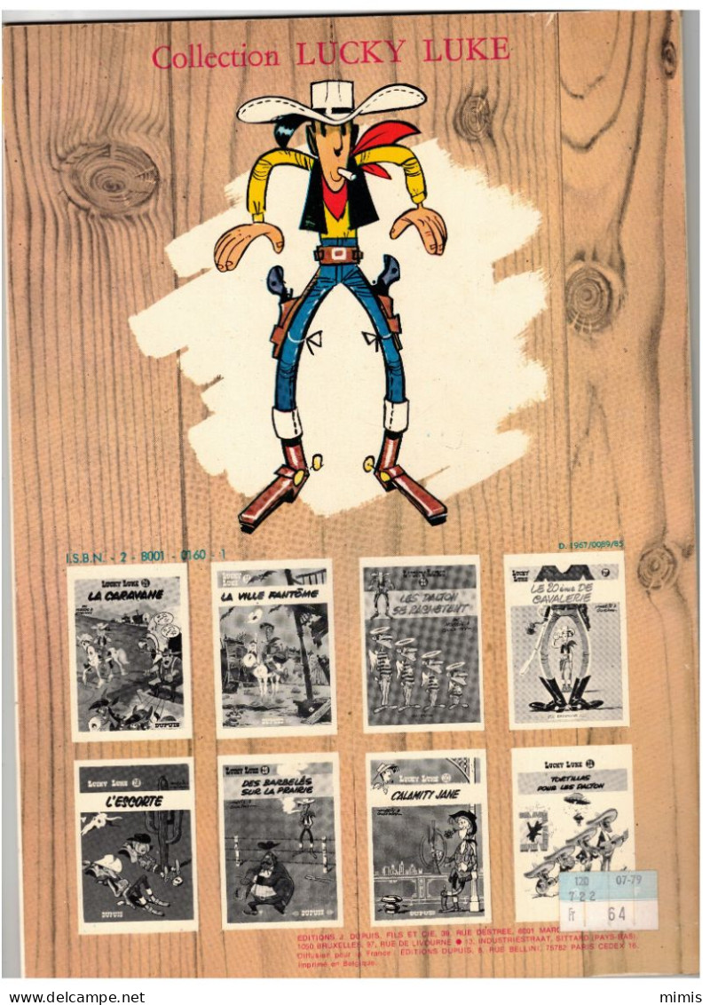LUCKY LUKE   Les Collines Noires   N° 21  Réédition 1979 - Lucky Luke