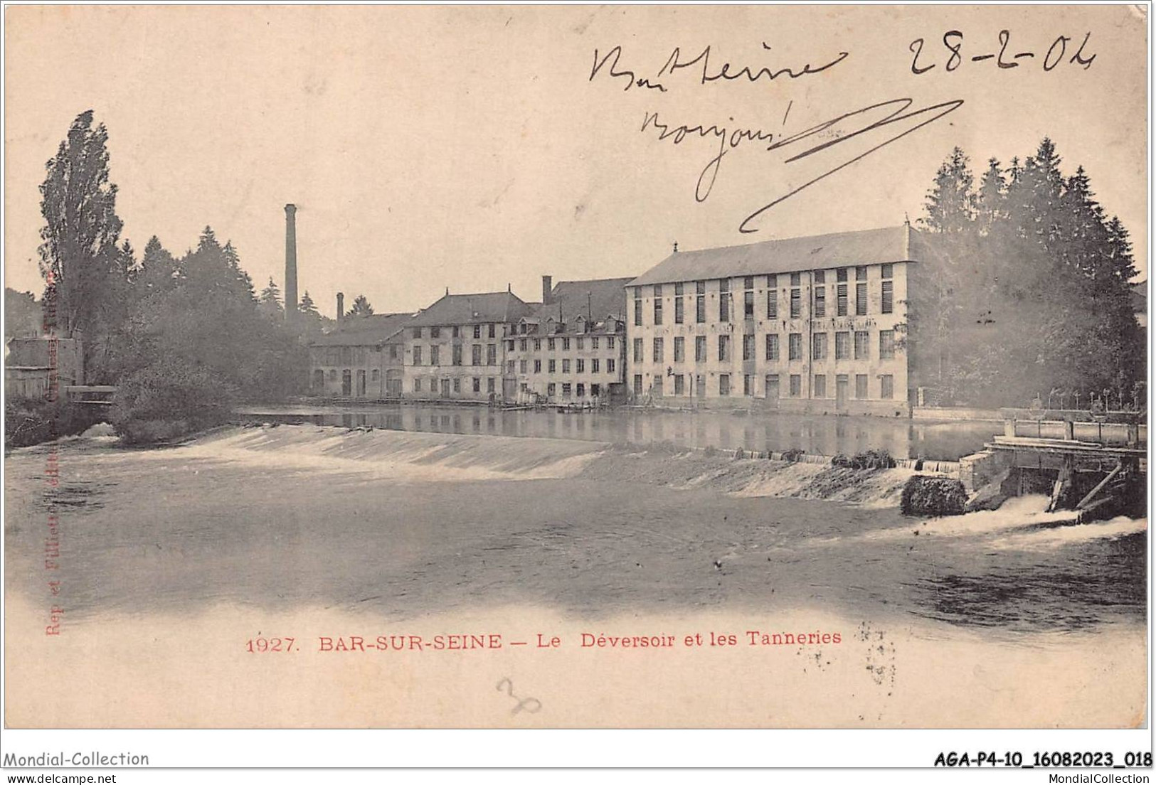 AGAP4-10-0299 - BAR-SUR-SEINE - Le Déversoir Et Les Tanneries  - Bar-sur-Seine