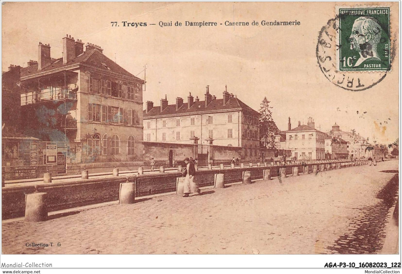 AGAP3-10-0259 - TROYES - Quai De Dampierre - Caserne De Gendarmerie  - Troyes