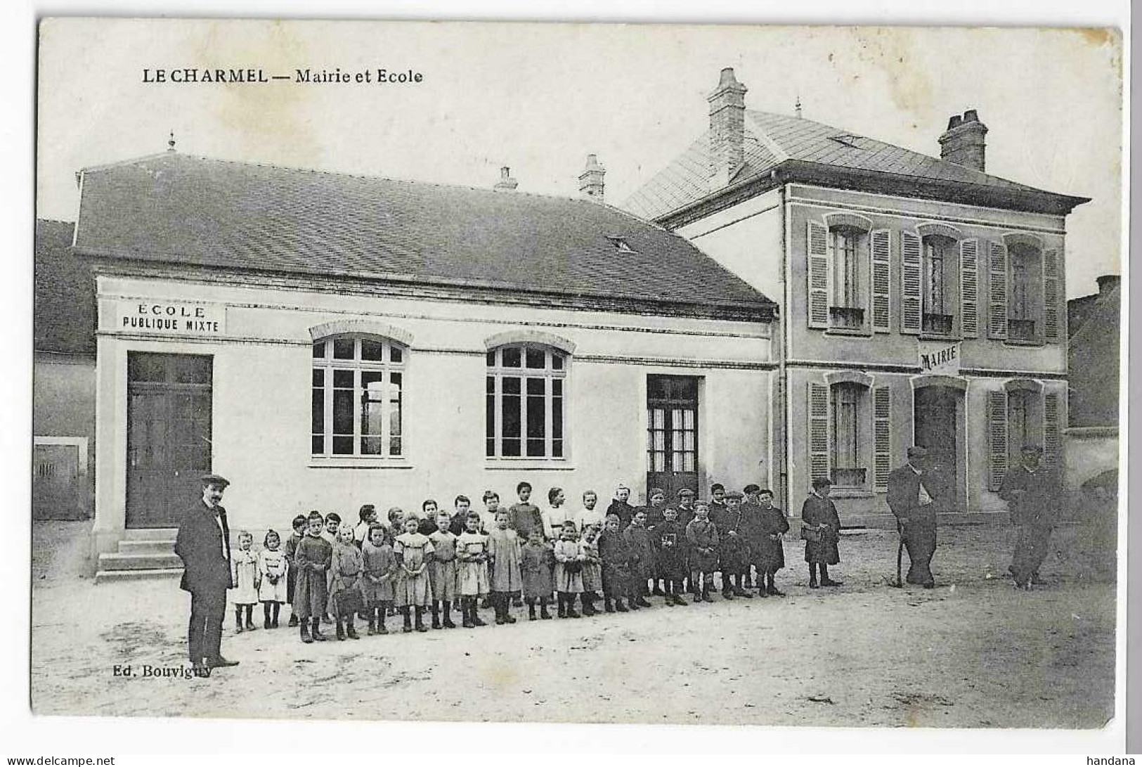 02 AISNE LE CHARMEL PRES CHATEAU THIERRY MAIRIE ECOLE PUBLIQUE  ANIMATION    BEAU PLAN - Autres & Non Classés