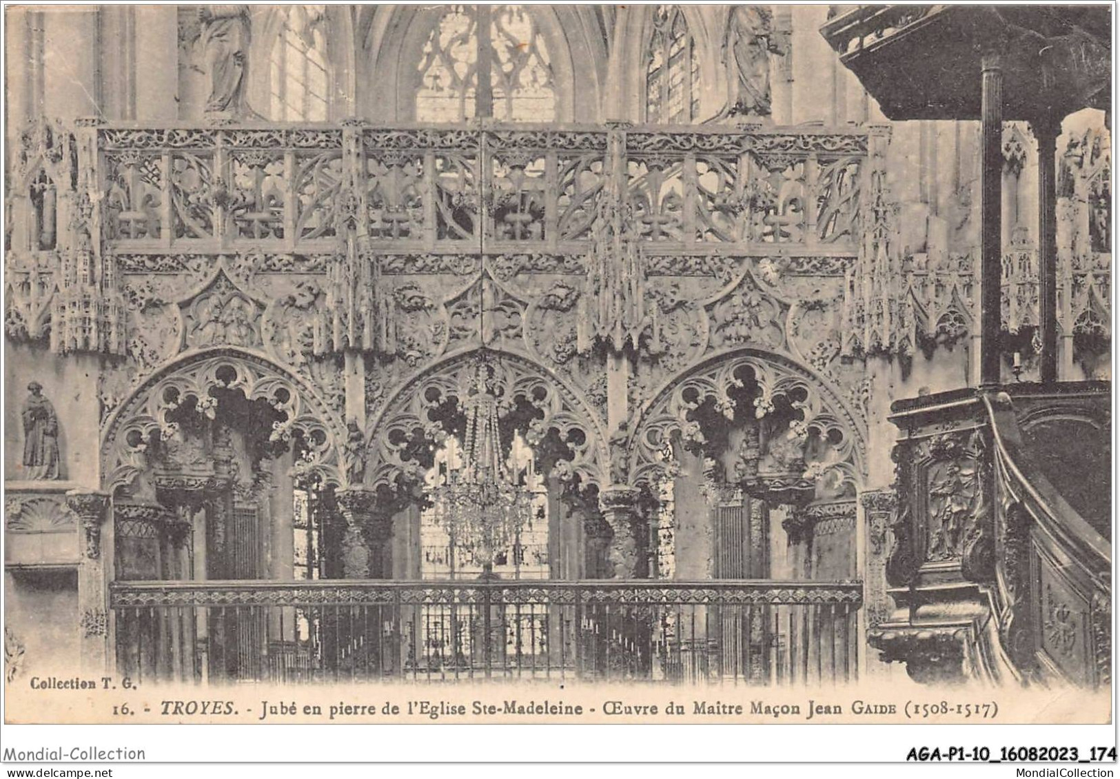 AGAP1-10-0088 - TROYES - Jubé En Pierre De L'église Ste-madeleine - Oeuvre Du Maître Maçon Jean Gaide  - Troyes