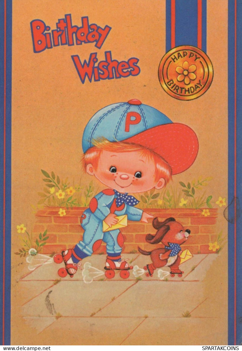 CHILDREN HUMOUR Vintage Postcard CPSM #PBV288.A - Humorous Cards