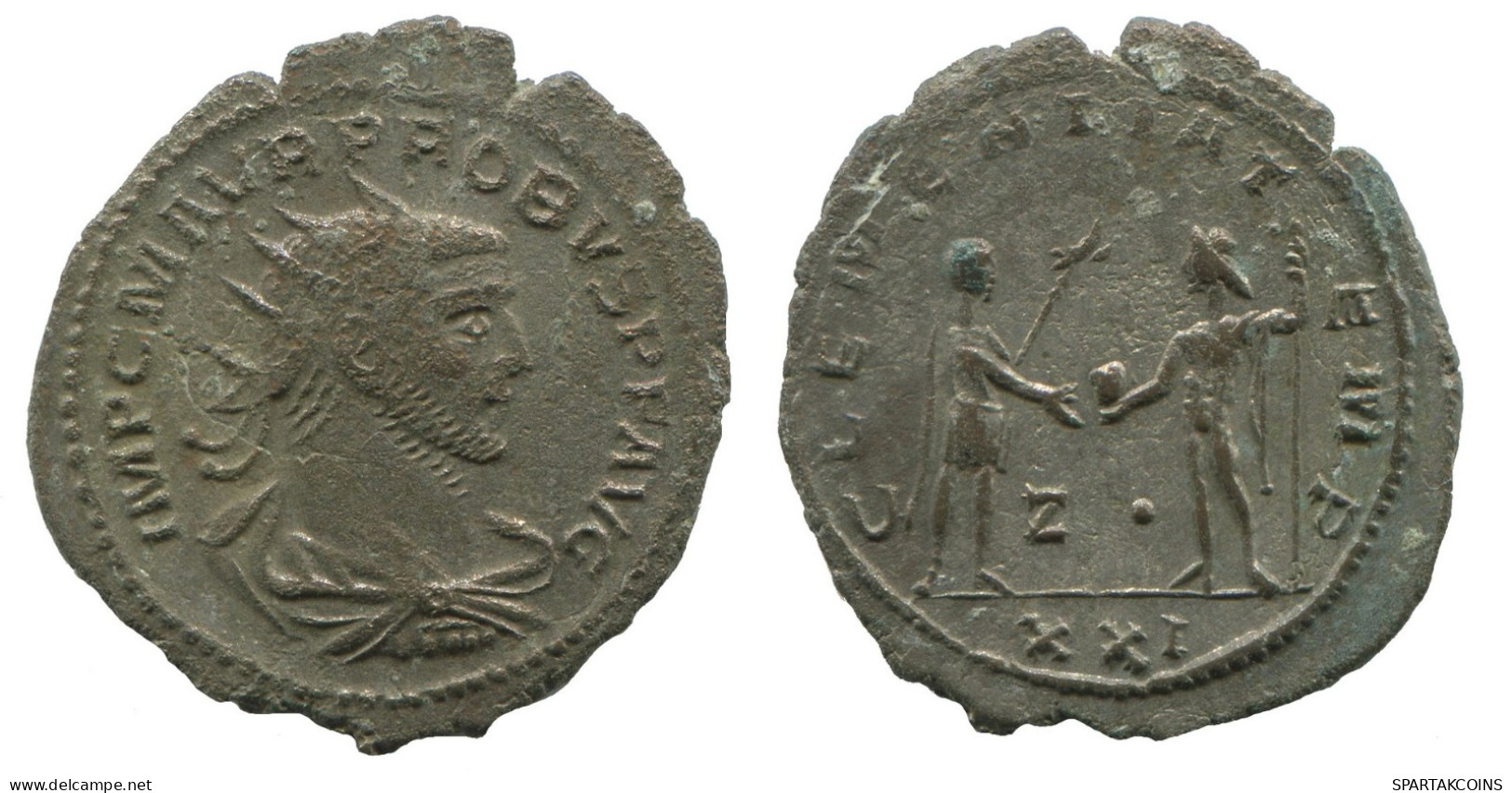 PROBUS ANTONINIANUS Antiochia Z/xxi Clementiatemp 3g/22mm #NNN1609.18.U.A - The Military Crisis (235 AD Tot 284 AD)