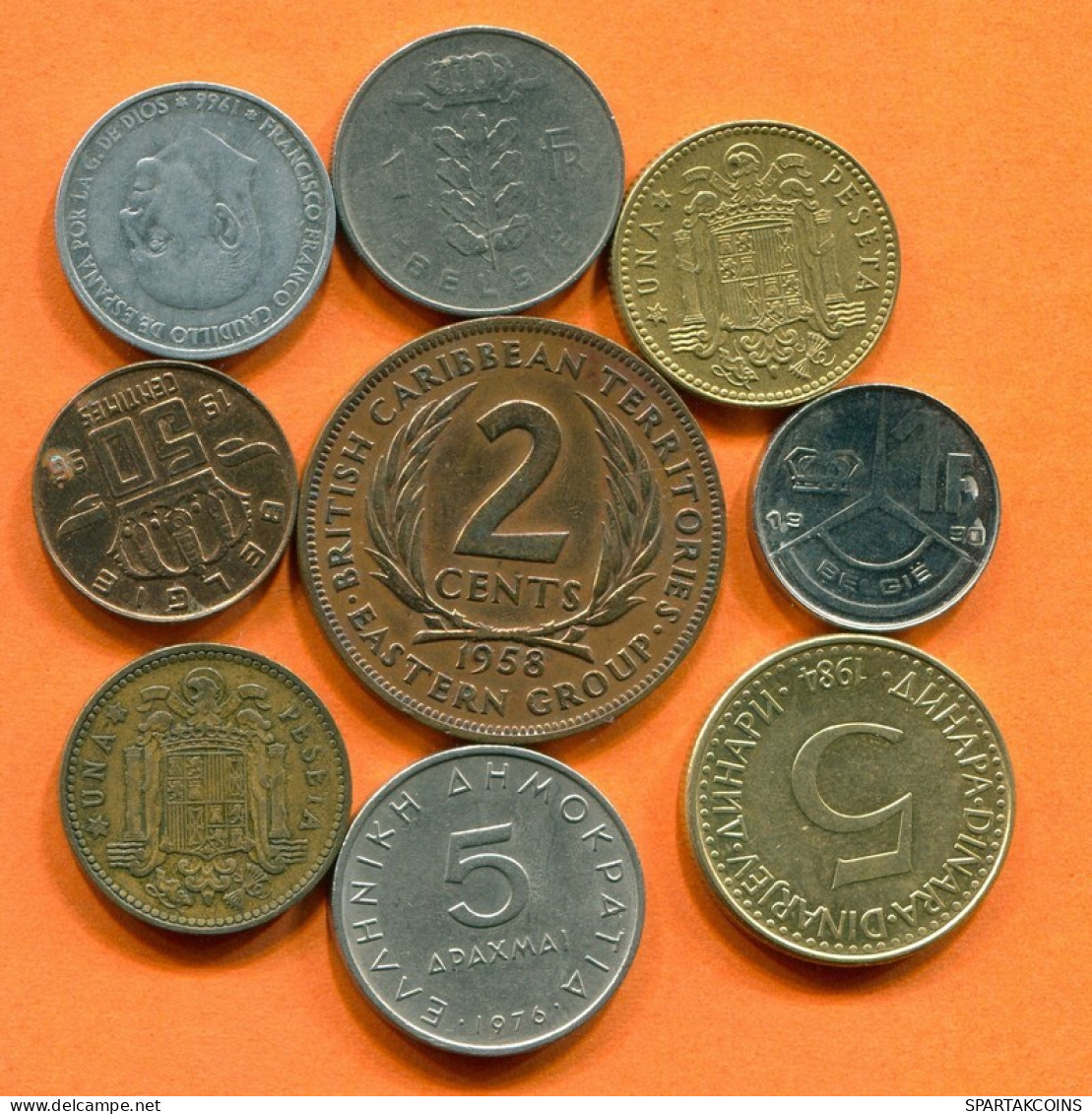 Collection MUNDO Moneda Lote Mixto Diferentes PAÍSES Y REGIONES #L10118.1.E.A - Andere & Zonder Classificatie