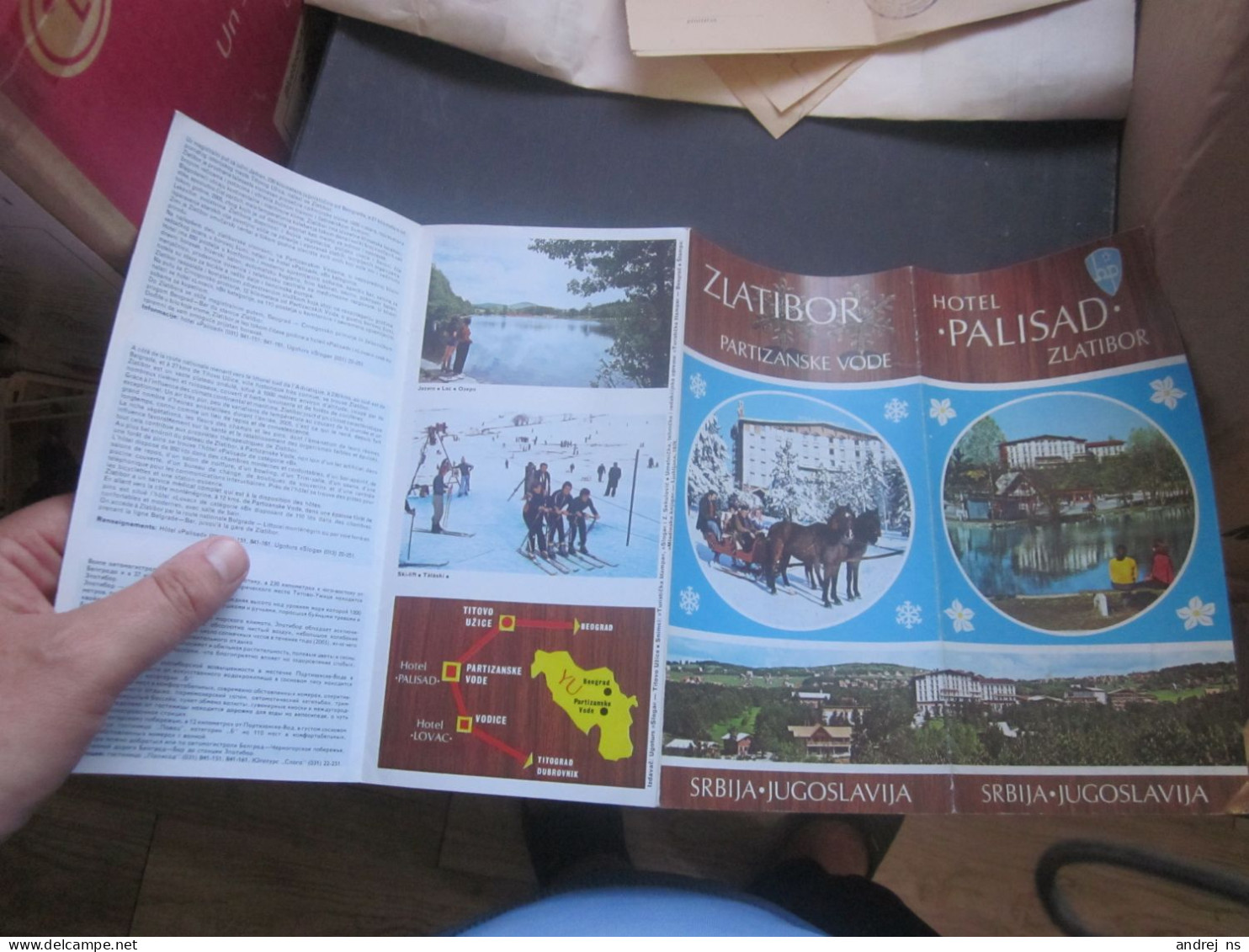 Hotel Palisad Zlatibor Srbija Jugoslavija - Toeristische Brochures