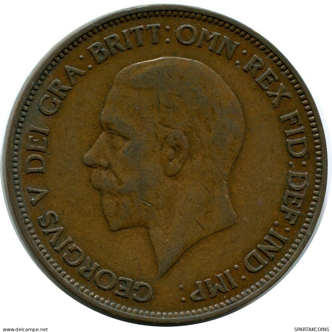 PENNY 1935 UK GRANDE-BRETAGNE GREAT BRITAIN Pièce #BB019.F.A - D. 1 Penny