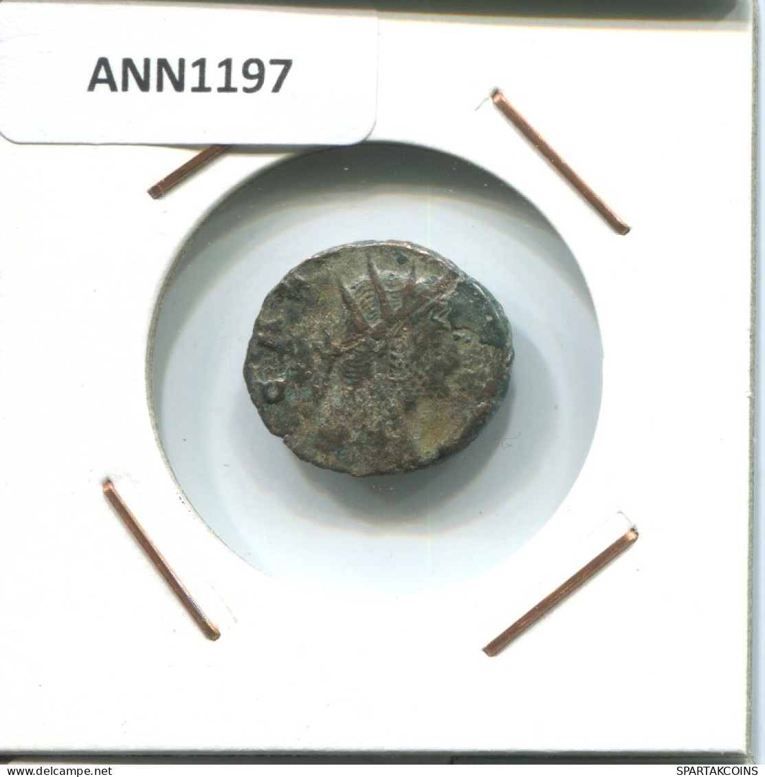 GALLIENUS ROME 253-268AD GALLIENVS AVG IOVI CONSERVAT 2.5g/17mm #ANN1197.15.E.A - The Military Crisis (235 AD Tot 284 AD)