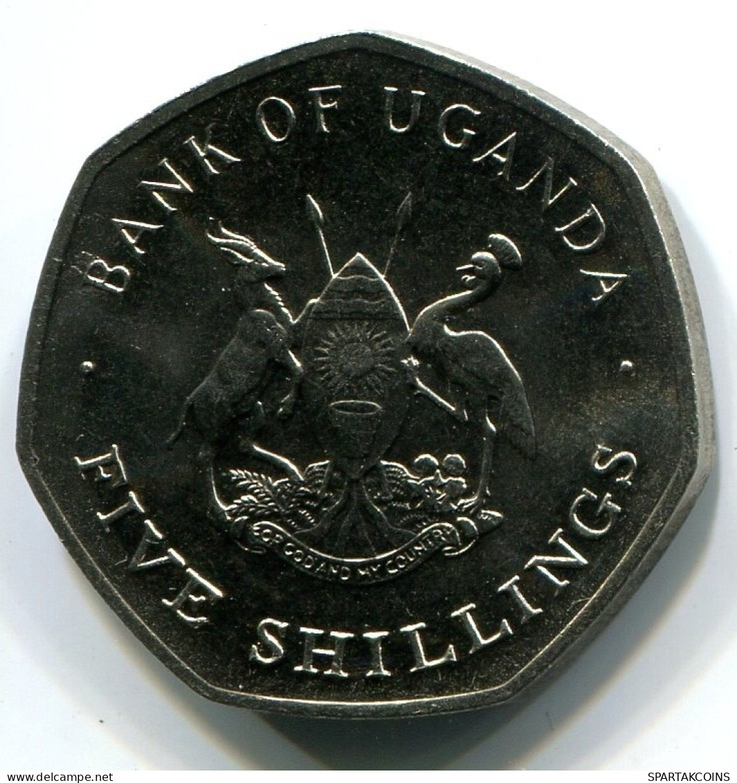 5 SHILLINGS 1987 OUGANDA UGANDA UNC Pièce #W10803.F.A - Oeganda