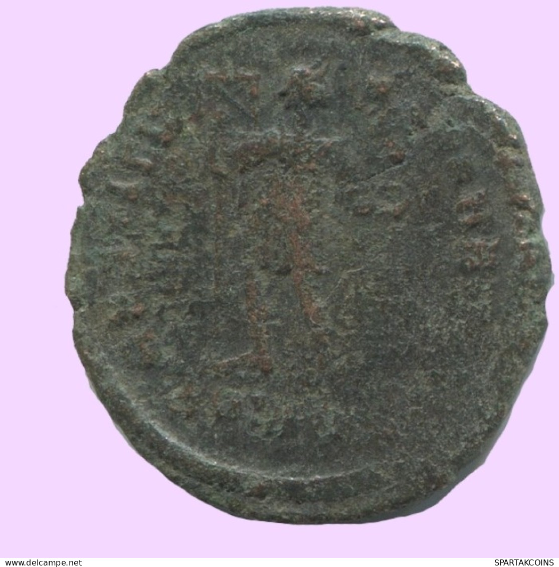 LATE ROMAN EMPIRE Follis Ancient Authentic Roman Coin 2g/17mm #ANT1962.7.U.A - La Caduta Dell'Impero Romano (363 / 476)