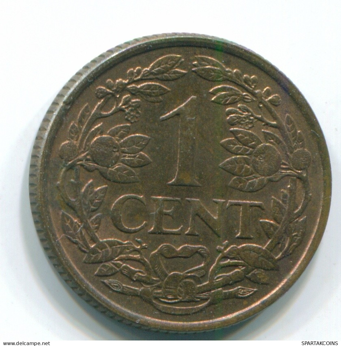 1 CENT 1967 ANTILLAS NEERLANDESAS Bronze Fish Colonial Moneda #S11140.E.A - Antillas Neerlandesas