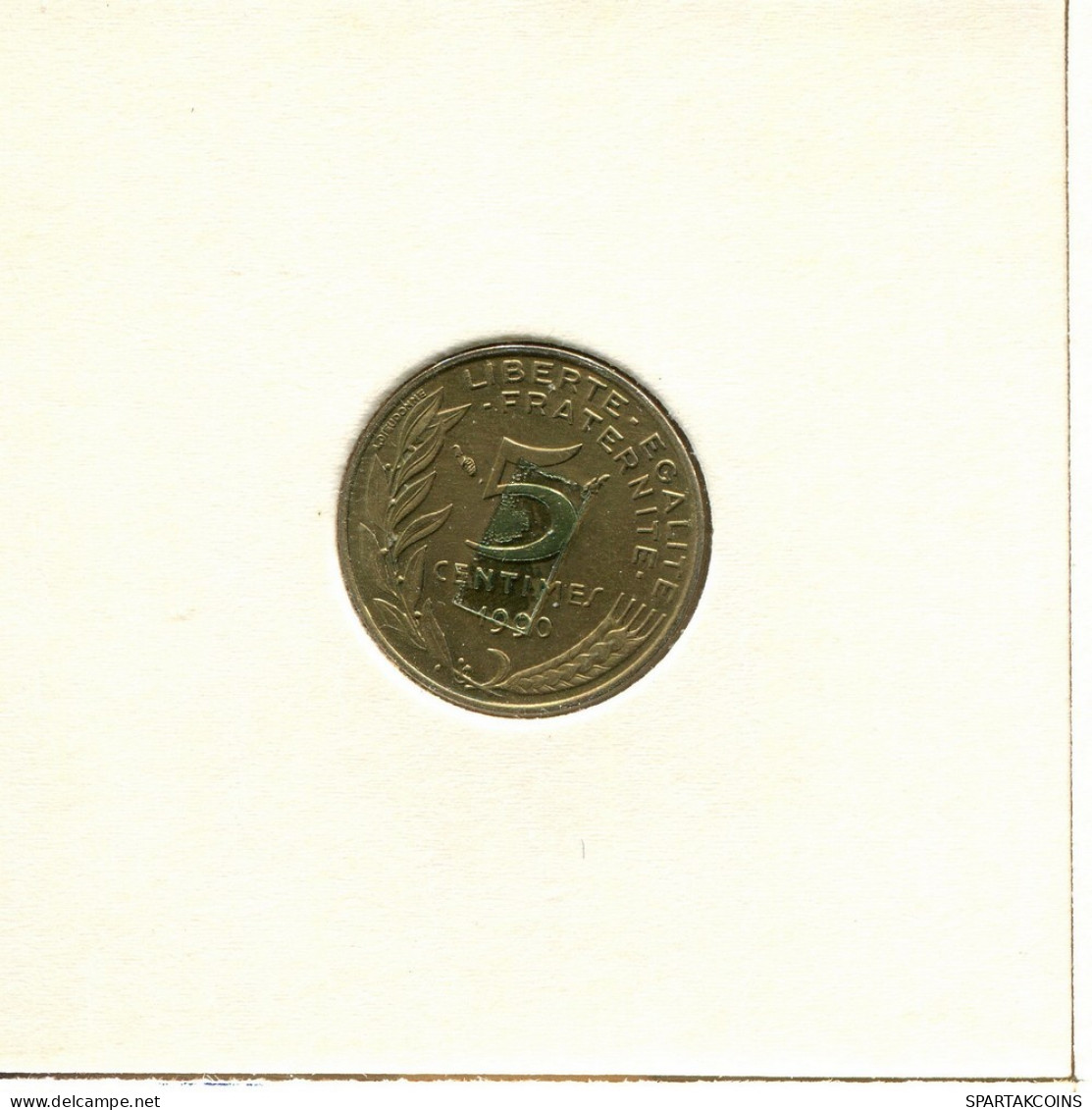 5 CENTIMES 1990 FRANCE Coin #BB430.U.A - 5 Centimes