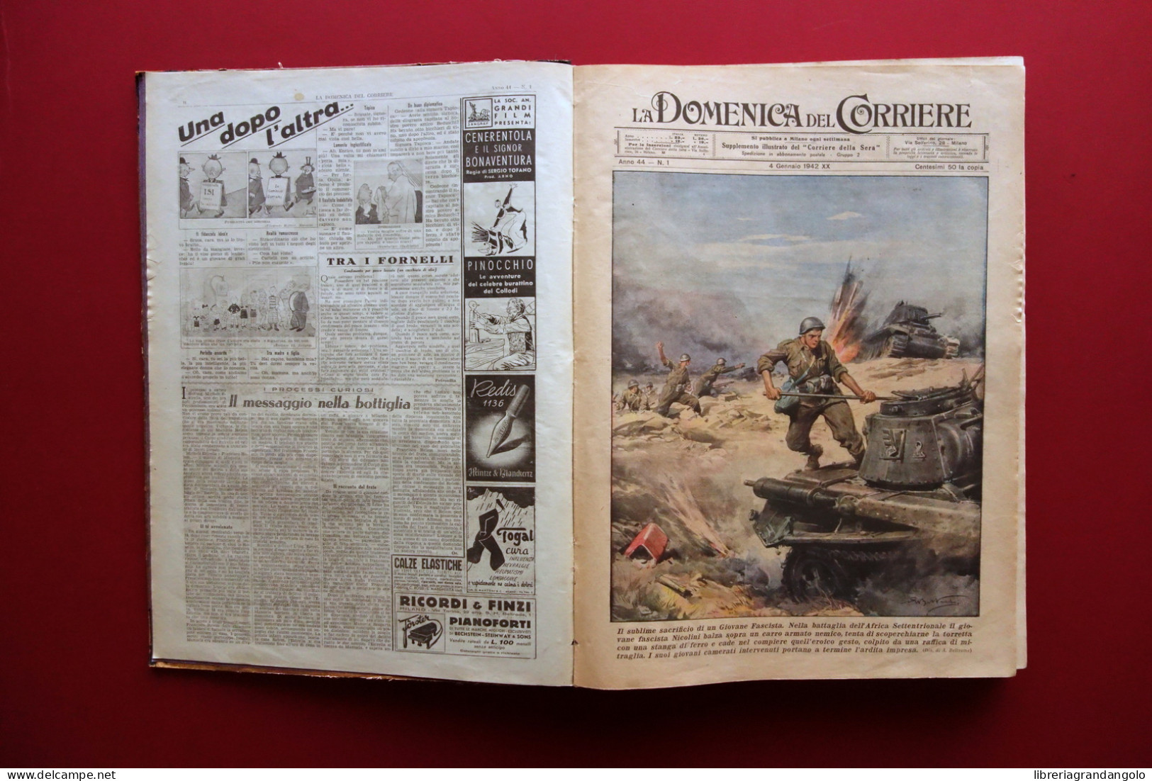 La Domenica Del Corriere Anno 44 52 Numeri 1942 Anno Completo WW2 - Non Classificati